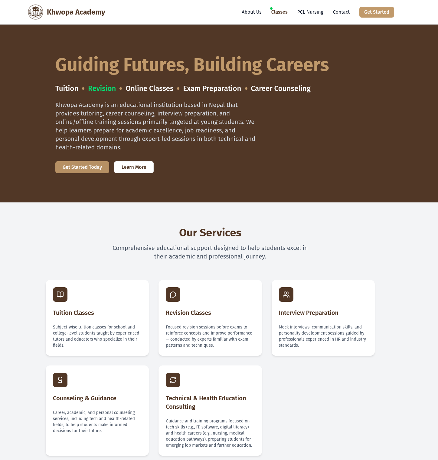 Educational Platform for Academic and Career Success